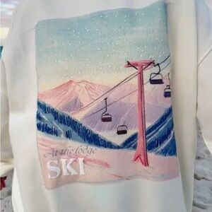 Women's Cream Ski Lodge Sweater